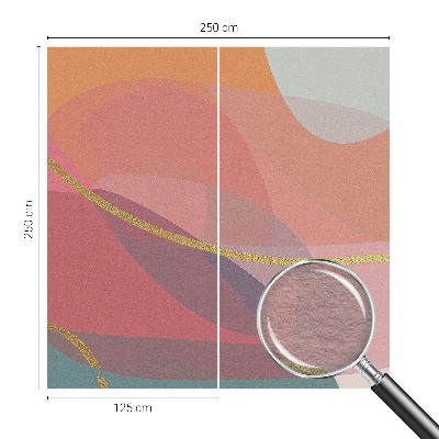 Wandtapete Bunte Formen