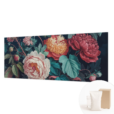 Fototapete fürs Wohnzimmer Bunte Blumen