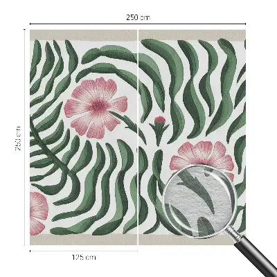 Vlies-Fototapete mit Motiv aus Blütenblättern