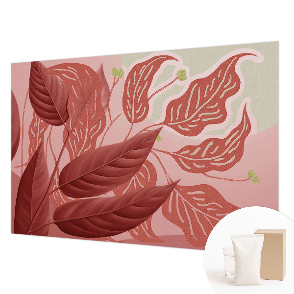 Fototapete fürs Schlafzimmer Bio-Blätter