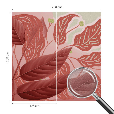 Fototapete fürs Schlafzimmer Bio-Blätter