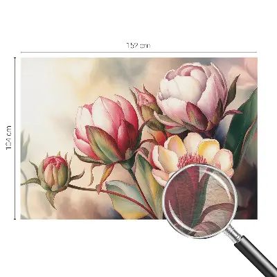 Motivtapete aus Vlies mit einem Blumenstrauß als Motiv