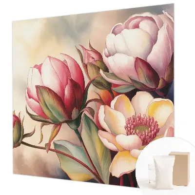 Motivtapete aus Vlies mit einem Blumenstrauß als Motiv