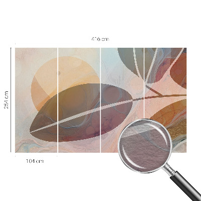 Fototapete aus Vlies Harmonische Blätter