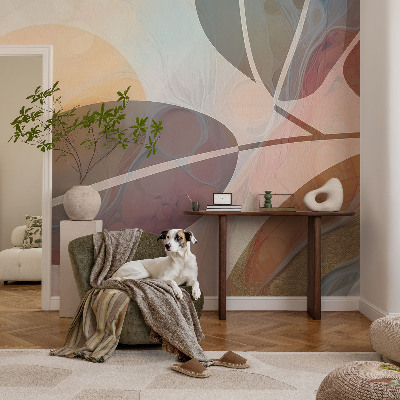 Fototapete aus Vlies Harmonische Blätter