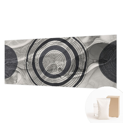 Vlies-Fototapete nach Maß Graue Kreise