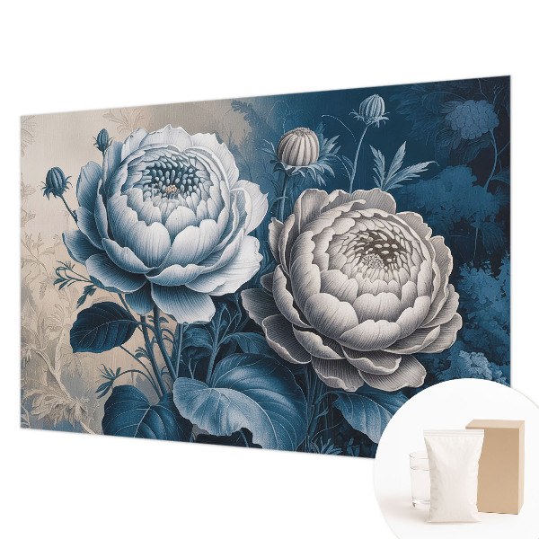 Vlies-Fototapete fürs Schlafzimmer Romantische Blumen