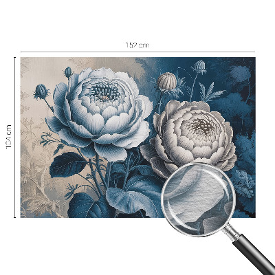 Vlies-Fototapete fürs Schlafzimmer Romantische Blumen