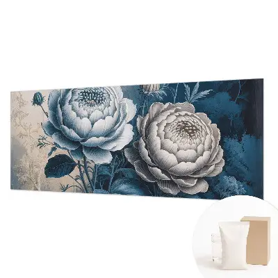 Vlies-Fototapete fürs Schlafzimmer mit romantischem Blumenmotiv