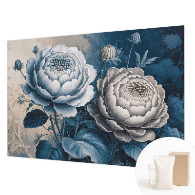 Vlies-Fototapete fürs Schlafzimmer Romantische Blumen