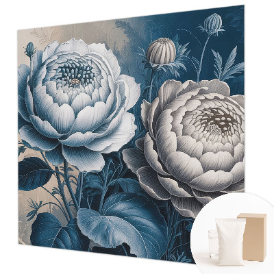 Vlies-Fototapete fürs Schlafzimmer Romantische Blumen