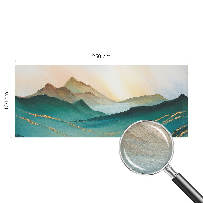 Moderne Vlies-Fototapete mit friedlicher Landschaft