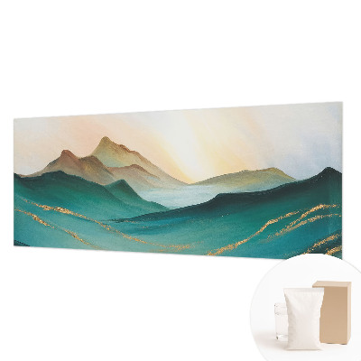 Moderne Vlies-Fototapete mit friedlicher Landschaft