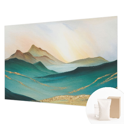 Moderne Vlies-Fototapete mit friedlicher Landschaft