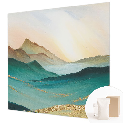 Moderne Vlies-Fototapete mit friedlicher Landschaft