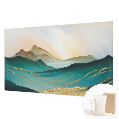 Moderne Vlies-Fototapete mit friedlicher Landschaft