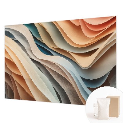 Wand-Fototapete Wellenförmige Formen