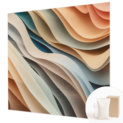 Wand-Fototapete Wellenförmige Formen