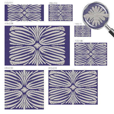 Fototapete Blumensymmetrie