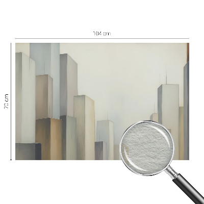 Fototapete nach Maß mit Motiv eines Wolkenkratzers in einer Stadt