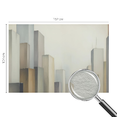 Fototapete nach Maß mit Motiv eines Wolkenkratzers in einer Stadt