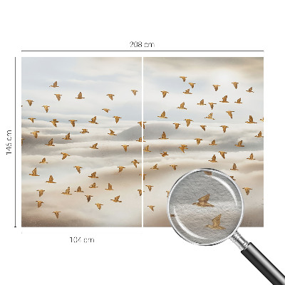 Vlies-Fototapete mit Vögeln im Flug als Motiv