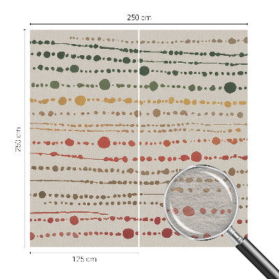 Fototapete fürs Schlafzimmer Bunte Punkte