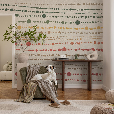 Fototapete fürs Schlafzimmer Bunte Punkte