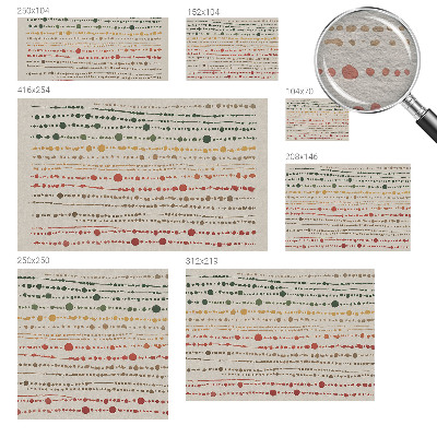 Fototapete fürs Schlafzimmer Bunte Punkte