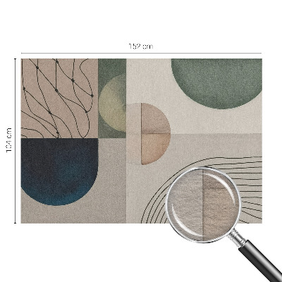 Fototapete fürs Wohnzimmer Geometrische Formen