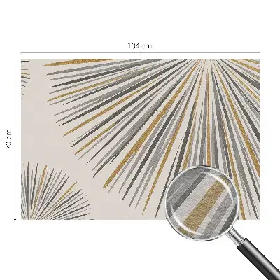 Fototapete aus Vlies mit geometrischem Fächer-Motiv