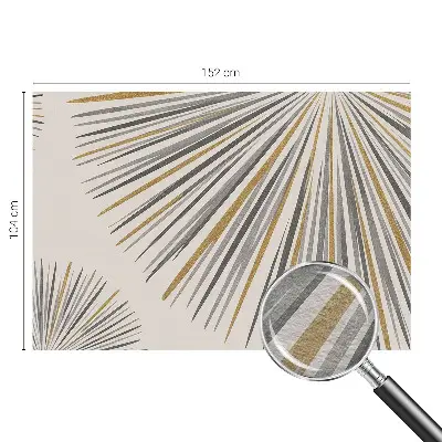 Fototapete aus Vlies mit geometrischem Fächer-Motiv