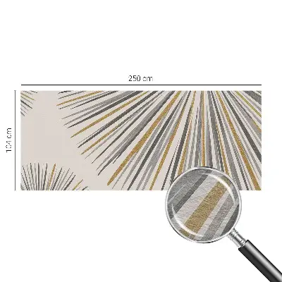 Fototapete aus Vlies mit geometrischem Fächer-Motiv