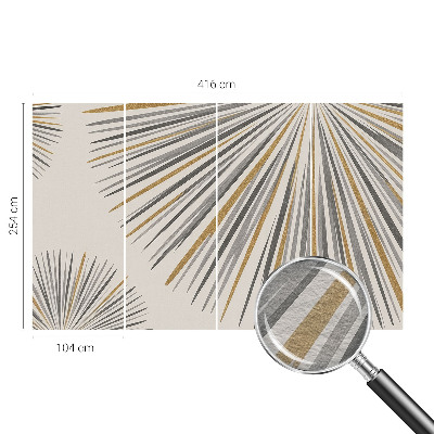 Fototapete aus Vlies Geometrische Fächer