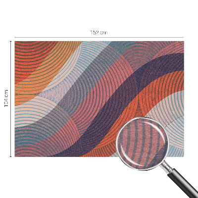 Vlies-Fototapete fürs Wohnzimmer Bunte Wellen