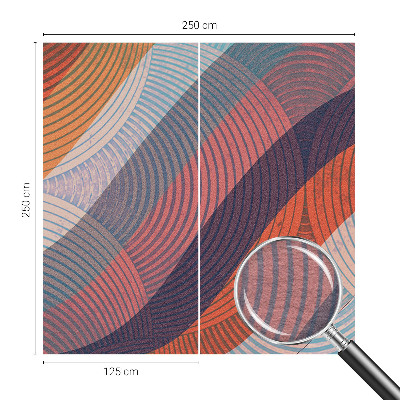 Vlies-Fototapete fürs Wohnzimmer Bunte Wellen