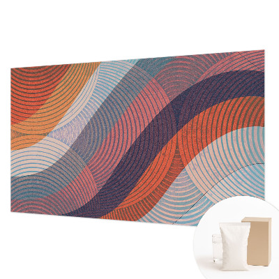 Vlies-Fototapete fürs Wohnzimmer Bunte Wellen