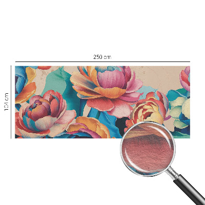 Moderne Vlies-Fototapete Florale Harmonie