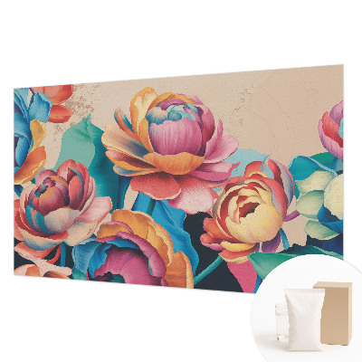 Moderne Vlies-Fototapete Florale Harmonie