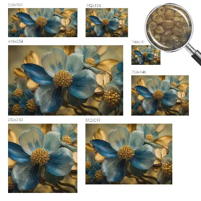 Bedruckte Vlies-Fototapete mit Blumenarrangement