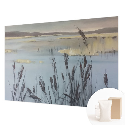 Vliestapete fürs Schlafzimmer Ein ruhiger See