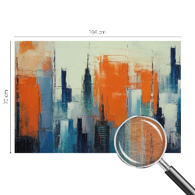 Motivtapete Abstrakte Stadt