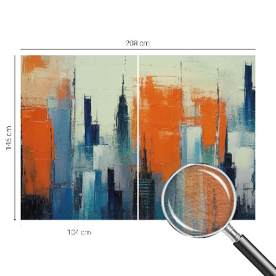 Motivtapete Abstrakte Stadt