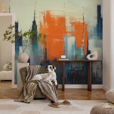 Motivtapete Abstrakte Stadt