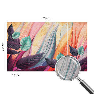 Fototapete nach Maß Abstrakte Blätter