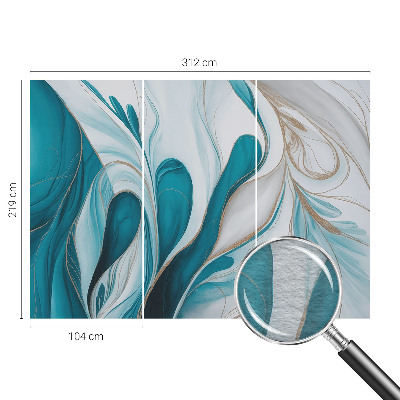 Dekorative Wand-Fototapete Fluidmuster