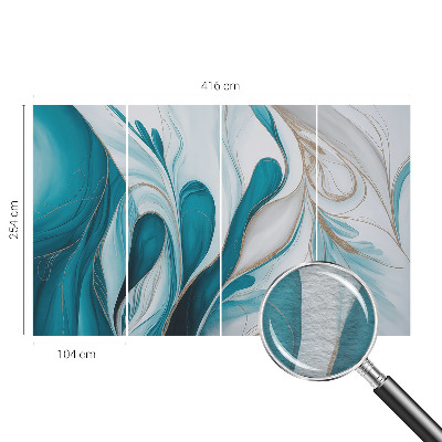 Dekorative Wand-Fototapete Fluidmuster