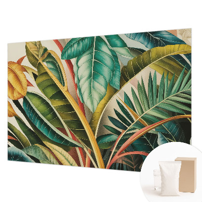 Wandtapete Exotische Blätter