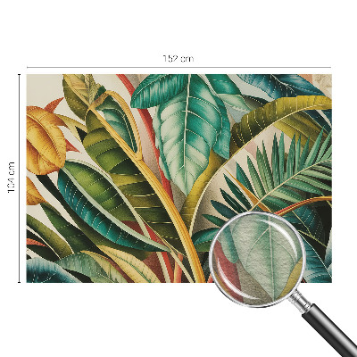 Wandtapete Exotische Blätter