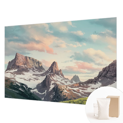 Vlies-Fototapete mit Bergpanorama
